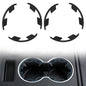 Car Cup Holder Limiter, 6Pcs Cupholder Insert for Car, Silicone Stabilizer for Water Bottles & Travel Mugs, Secure Fit with Anti-Slip Base, Universal for Most Vehicles (Black)