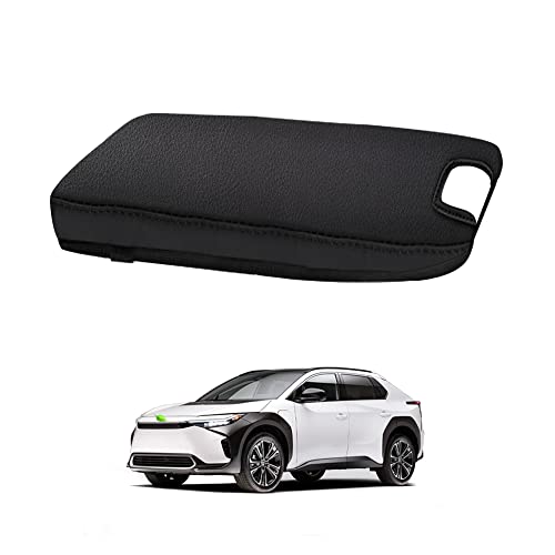 Autorder Center Console Cover for 2023 2024 2025 Toyota bZ4X /Subaru Solterra Accessories Armrest Cover Anti-Scratch Middle Console Pad Leather Armrest Protector - size: 23-25 bZ4X