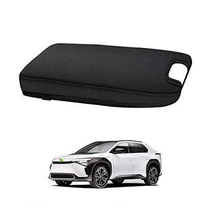 Autorder Center Console Cover for 2023 2024 2025 Toyota bZ4X /Subaru Solterra Accessories Armrest Cover Anti-Scratch Middle Console Pad Leather Armrest Protector - size: 23-25 bZ4X