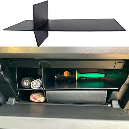 Glove Box Organizer Compatible with 4Runner 2010 2011-2019 2021 2022 2023 2024 and GX 460 2010-2024 Accessories, Insert Glove Compartment ABS Materials, Black