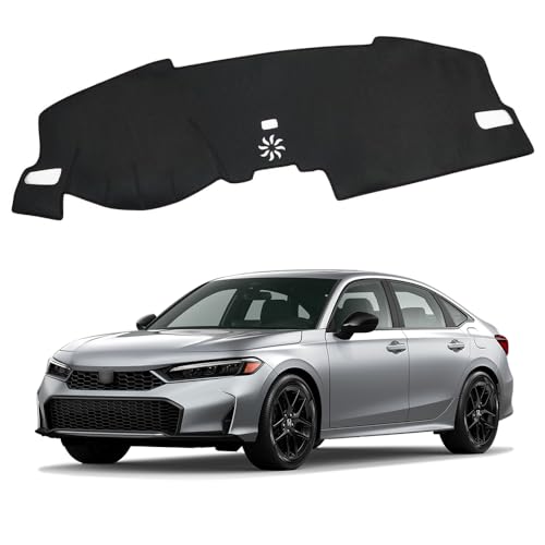 XITER Polyester Dashboard Cover Mat Carpet Dash Nonslip Sun Shade Mat Compatible For Honda civic 2022 2023 2024 2025 2026. - size: 2022-2026 civic