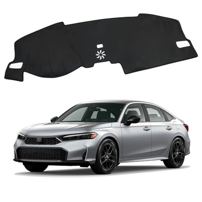 XITER Polyester Dashboard Cover Mat Carpet Dash Nonslip Sun Shade Mat Compatible For Honda civic 2022 2023 2024 2025 2026. - size: 2022-2026 civic