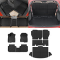 Floor Mats Compatible with 2023 2024 2025 2026 Honda CRV Cargo Mats Liner TPE Back Seat Cover Trunk Mats Fuel 2024 CR-V Accessories Non-Hybrid (Lower Deck, Trunk Mat+Backrest Mats+Floor Mats) - style: For Honda CRV Gas | 2023-2026