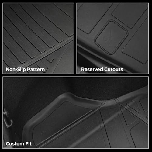 Cargo Mat for 2025-2026 Toyota Camry, Full Coverage All Weather Trunk Cargo Liner with Backrest Protectors for Camry Accessories