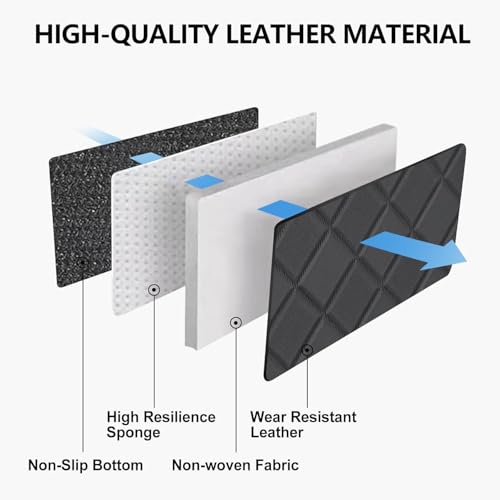 Cargo Mat Compatible with 2025 2021-2024 Toyota Sienna (with Spare Tire) - Custom Fit PU Leather Cargo Liner and Backrest Protector- All Weather Full Coverage Waterproof Trunk mat for Sienna - style: (5)Toyota Sienna 2021-2025 Cargo Mat(with spare tire)