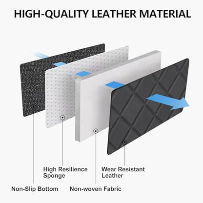 Cargo Mat Compatible with 2025 2021-2024 Toyota Sienna (with Spare Tire) - Custom Fit PU Leather Cargo Liner and Backrest Protector- All Weather Full Coverage Waterproof Trunk mat for Sienna - style: (5)Toyota Sienna 2021-2025 Cargo Mat(with spare tire)