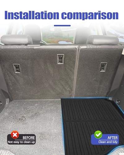 Trunk Mat for Chevrolet Chevy Trax 2014-2023 & Buick Encore 2013-2023 Accessories All Weather Cargo Liner Rear Trunk Mat Pet Mat - size: Trunk Mat