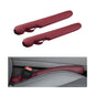 Car Seat Gap Filler, 2PCS Between Vehicle Seats Console Organizer Stop Things from Dropping, Automotive Interior Chair Gap Coverage Fill, Universal for SUV Automobile Truck (Wine Red) - color: Wine Red