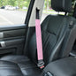 Amooca Soft Automotive Seat Belt Cover Seatbelt Shoulder Pad Neck Protector Cushions Universal Fit SUV Trucks Backpack Pink Extra Long 19.7in - color: Pink, size: 19.7in-1pc