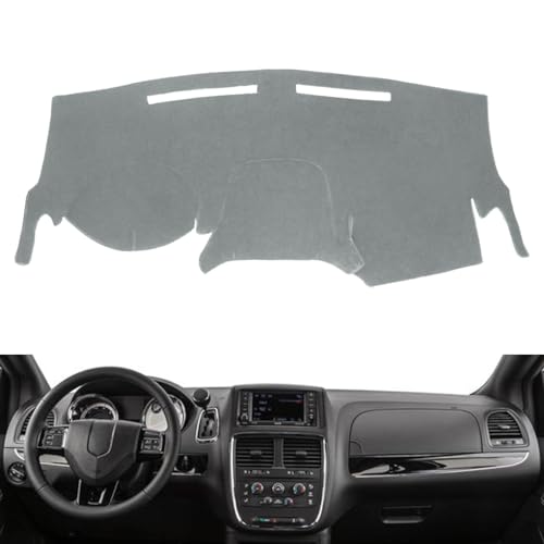 Dash Cover Dashboard Cover Mat Pad Custom Fit for Dodge Grand Caravan 2011-2020,Chrysler Town and Country 2011-2016 (Darkgray.) - color: DarkGray.