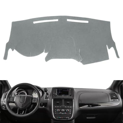 Dash Cover Dashboard Cover Mat Pad Custom Fit for Dodge Grand Caravan 2011-2020,Chrysler Town and Country 2011-2016 (Darkgray.) - color: DarkGray.