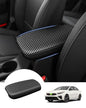 Autorder Center Console Cover for Kia Forte 2019-2024 Accessories Carbon Fiber Armrest Cover Anti-Scratch Middle Console Pad Leather Armrest Protector - size: 2019-2024 Kia Forte