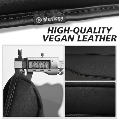 Center Console Armrest Cover Fit for Chevy Silverado GMC Sierra 2019-2026, GMC Yukon & Chevy Tahoe & Suburban 2021-2026 Accessories, Armrest Pad Console Lid Cushion Vegan Leather Regular Thick - size: 16) 25+ |Yukon&Tahoe&Suburban| Black, Regular