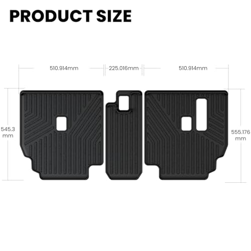 LASFIT Rear Seat Back Protector for Toyota 4Runner 2010-2024 7-Seats Back Cover (Not Fit 5 Seats) | Premium Extra Thick TPE Custom Fit Waterproof 4 Runner Second Row Back Seat Backrest Mat Liner - color: 2013-2024|4Runner 7-Seats|Rear Seat Back Protector,