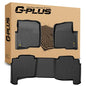 G-PLUS Floor Mats 3PCS Compatible with Ford F150 SuperCrew Cab 2004 2005 2006 2007 2008 1st & 2nd Row All Weather Protection TPE Floor Liners Black - size: 2004-2008|Fit Ford F150 SuperCrew Cab|3Pcs