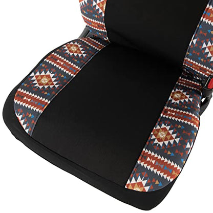 Hooey Low Back Seat Cover, Durable Bucket Seat Protection, Easy to Install Seat Covers for Car, Truck, Van, SUV, Riggin (Tuscon Aztec) - color: Riggin (Tuscon Aztec)