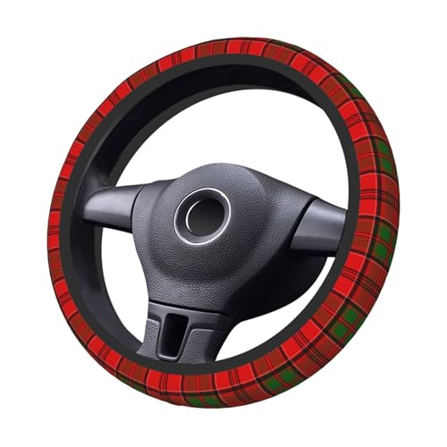Thickened Elastic Steering Wheel Cover, Grant Scottish Plaid Printed Tartan Ultra, Soft, Breathable, Fit for Cars, SUVs, Trucks, Stylish Comfortable Grip - color: Grant Scottish Plaid Printed Tartan