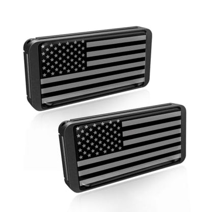 2PCS American Flag Car Seatbelt Adjuster car Universal Car Seat Belt Pads Cover for More Comfortable Driving, Seat Belt Shoulder Strap - color: Black American Flag