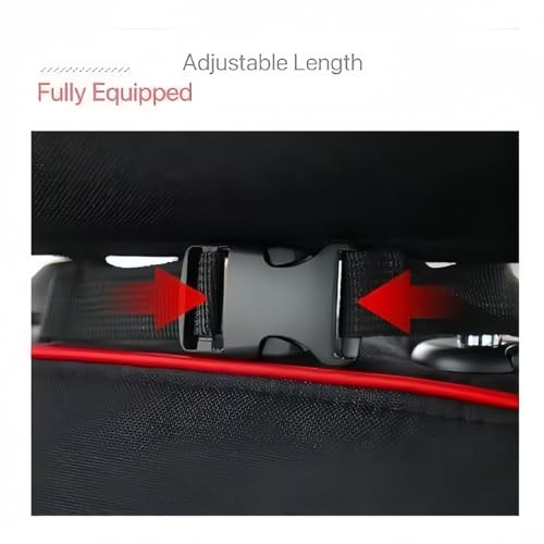 Waterproof Pet Car Seat Cover 49 x 51 in, Oxford Cloth Dog Car Seat Protector, Anti-Slip & Scratchproof Back Seat Cover, Urine Resistant Hammock Mat for Dogs & Cats