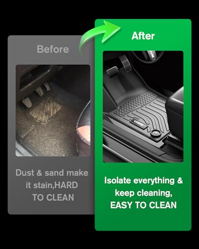 VIWIK Floor Mats Compatible for 2014-2020 Nissan Rogue,Car Mats All Weather Custom Floor Liners Full Set, Automotive Floor Mats TPE Black (Not for Rogue Sport or Select Models) - style: Fit for 2014-2020 Rogue