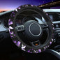Purple Butterfly Steering Wheel Cover Beautiful Butterfly Steering Wheel Purple Car Accessories Universal 15 inch Steering Wheel Cover Women Anti-Slip Heat Resistant Wheel Cover Protector - color: Purple Butterfly