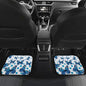 Blue Butterfly Auto Floor Mats Universal Fit Car Floor Mats All Weather Front and Rear Car Mat Carpet Set - color: Blue Butterfly