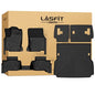 LASFIT Floor Mats for Toyota Land Cruiser 2026 2025 2024 2027, All Weather TPE Custom Fit Rear Trunk Mat for Land Cruiser Accessories, Land Cruiser Cargo&Backrest&Floor Mats