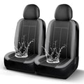 HChengkikz Car Seat Covers Front Seat, Waterproof Neoprene Car Seat Covers, Car Seat Cover Airbag Compatible, Universal Fit for Most Cars, Trucks, SUVs (Black + Darkgray) - color: N816 Black Darkgray, size: Front Seat