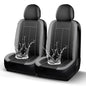 HChengkikz Car Seat Covers Front Seat, Waterproof Neoprene Car Seat Covers, Car Seat Cover Airbag Compatible, Universal Fit for Most Cars, Trucks, SUVs (Black + Darkgray) - color: N816 Black Darkgray, size: Front Seat