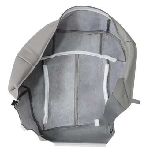 Priprilod 922/122 Gray Driver Side Bottom Replacement Seat Cover & Bottm Foam Cushion Compatible with Chevy Silverado Tahoe Suburban Avalanche GMC Sierra Yukon 1999 2000 2001 2002 - color: Gray