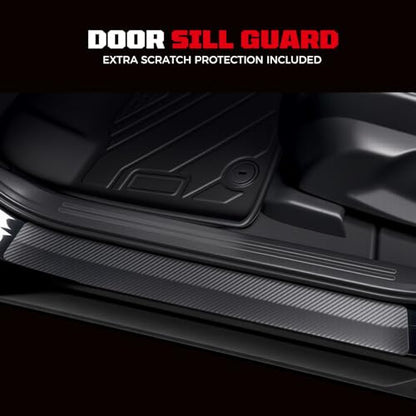 TPE Floor Mats Set for Chevy Equinox/GMC Terrain 2026 2025, All Weather TPE Custom Fit Floor Liners & Cargo Liner & Backrest Mats (Not for EV), Car Floor Mats Accessoires, Black - size: 7.For Chevy Equinox/GMC Terrain|25-26|Full Set