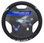 Elektroplate Officially Licensed US Air Force Wings Premium Steering Wheel Cover - Large Size - Fits SUVs and Trucks with Diameter 15.5” to 16.2” - size: Large - 15.75"