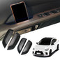 Car Door Handle Pocket Organizer for Lexus RX 2023 2024 2025 2026 Accessories Car Pocket Organizer Front Rear Door Grab Inner Tray Box (4PCS Black TPE Storage Box-4 Door) (Black)