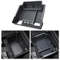 Silverado Sierra Center Console Organizer - Refreshed Models 2022-2026 Chevy Silverado/GMC Sierra 1500-2024-2026 Silverado/Sierra 2500HD 3500HD - (Full Console w/Bucket Seats ONLY) - Black - color: (22-26)Full Console w/Bucket Seats-Black