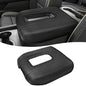 Center Console Armrest Cover for GMC Sierra & Chevy Silverado 2019-2026, Tahoe & Yukon & Suburban 2021-2026, Floor Console Bucket Seat Only, Vinyl Leather Trim, Scratchproof, Black - color: Black