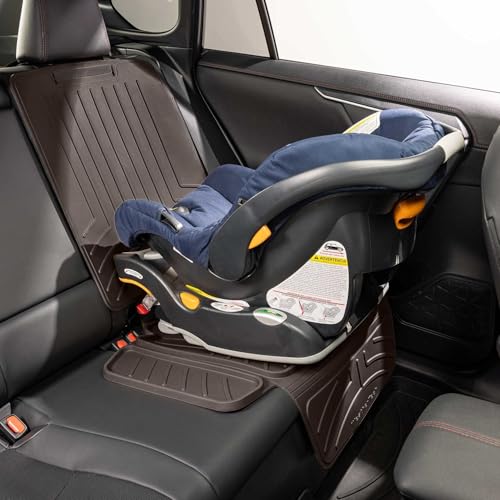 WeatherTech Child Car Seat Protector with Back Cocoa - color: Cocoa, size: Seat with Back