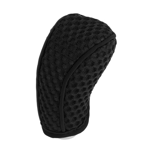 Universal Gear Shift Knob Cover Stick Shifting Handle Protector Manual Fabric 1 Pc Anti-Slip Black - color: Black