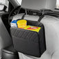 Car Trash Can with Strap Hanger: 2PCS Small Car Garbage Bin for SUV Sedan Truck, Auto Seat Organizer for Snack Wrappers Tissues