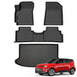 Auxko All Weather Floor Mats Cargo Mat Fit for Kia Soul 2026 2025 2024 2023 2022 2021 2020(Only for Upper Deck,Without Subwoofer) Soul Accessories All Season Guard Odorless Anti-Slip Liner Black - size: soul|2020-2026|floor + cargo mats