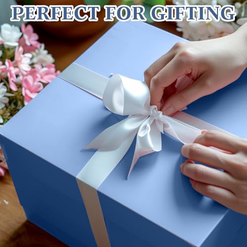 Ctosree Car Tissues Holder with Facial Tissues-6pk- Travel Tissue Tubes Box Container Fit for Car Cup Holder Tissues Floral Cylinder(Blue,White) - color: Blue,White