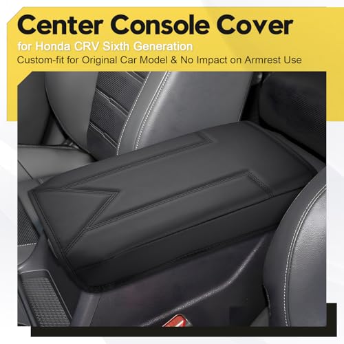 FIILINES Center Console Cover Fit for 2023-2026 Honda CRV, Armrest Cover Pad Cushion Protector for CRV Accessories Armrest Cover Anti-Scratch Center Console Pad Armrest Box Cover - size: For Honda CRV 2023-2026