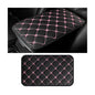 HZEL Car Center Console Cushion Pad, PU Leather Vehicle Armrest Protection Cover, Waterproof Automotive Interior Arm Rest Seat Box Mat Accessories, Universal for SUV, Sedan, Truck (Black/Pink) - color: Black/Pink
