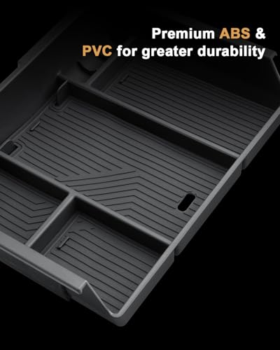 ECOZEN 3 Pcs Center Console Organizer Set For 2014-2018 Silverado/Sierra 1500 & 2015-2019 Silverado/Sierra 2500HD/3500HD Interior Accessories - Full Console w/Bucket Seat ONLY - size: 2014-2018 Silverado/Sierra-3 Pcs
