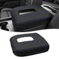 Center Console Armrest Cover for Chevy Silverado 1500 Accessories & GMC Sierra 2019-2026, Yukon & Tahoe & Suburban 2021-2026, Bucket Seat, PU Leather Middle Console Lid Cover Pad, Black-Blue Stitch - color: Black blue
