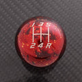 Cosmic Space Shift Knob, Compatible/Replacement for 2002-2014 Subaru WRX 5 Speed - color: Cosmic Red