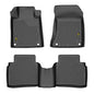 TPE Floor Mats Cargo Liners 3PCS, Compatible with Nissan Altima 2019-2025, 1st & 2nd Row, Floor Liner All Weather Full Cover Protection - size: Fit Nissan Altima 2019-2025 | Black 3PCS