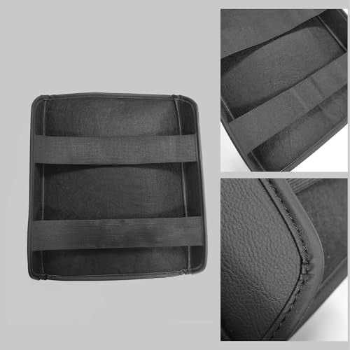 Compatible with Cadillac Armrest Center Console Cover Protector,Leather Anti-Scratch for Escalade 2021-2026,Armrest Cushion, Console Protector