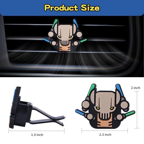 Air Vent Decoration - Cute Super Hero Decorative Vent Clip for Cars, Bedroom or Office (Starwar Pack)