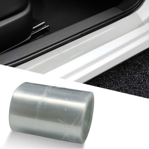 Universal Car Door Entry Guard, Waterproof & Scratchproof Automotive Doors Sill Protection Film, Anti-Collision Vehicle Rear Door Entry Sill Trim for Car, SUV, Truck(Clear&5cm) - size: Clear&5cm