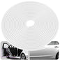 Eytool Car Door Protectors Edge Guards,16Ft(5M) Car Edge Trim Rubber Seal Protector with U Shape Car Protection Door Edge Guard Fit for Most Car (White)